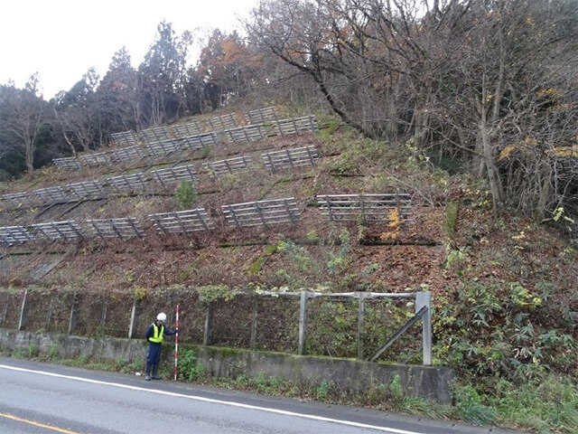 道路のり面工・土工構造物点検